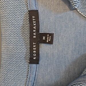 Robert Barakett blue polo